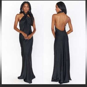 Show Me Your Mumu - Jasmine Halter Dress Black Size S